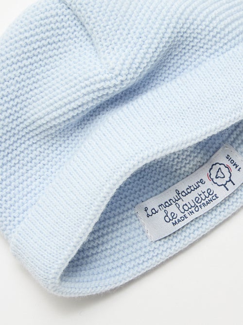 Bonnet en tricot 'La manufacture de Layette' - Kiabi