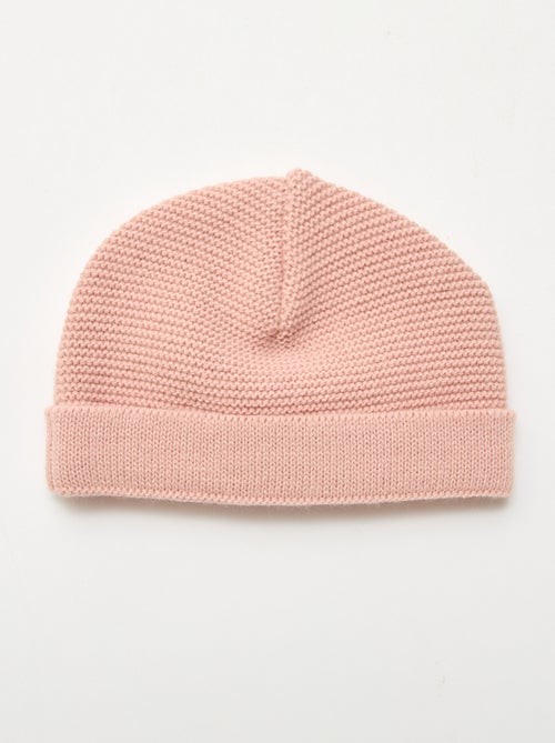 Bonnet en tricot 'La manufacture de Layette' - Kiabi