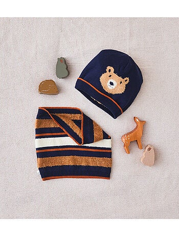 Bonnet en tricot, ours Noukie's