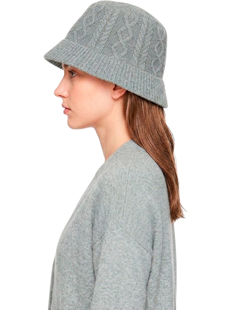 Bonnet en tricot pc1 Gris - Kiabi