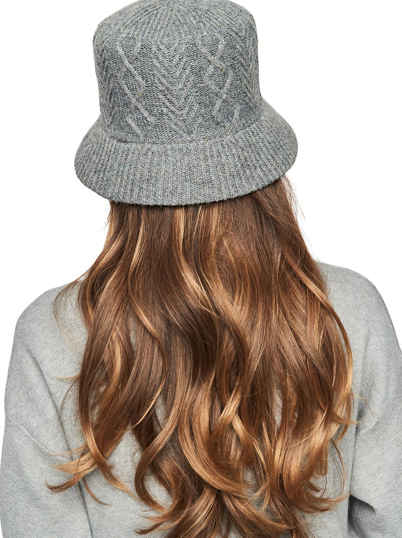 Bonnet en tricot PC1 STYLE ADD Gris - Kiabi