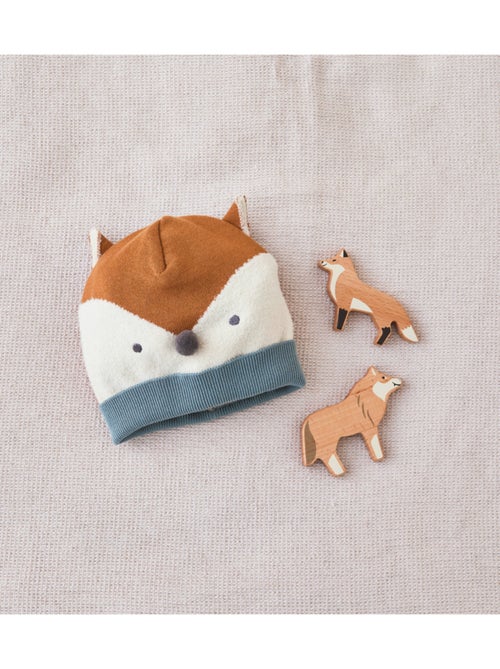 Bonnet en tricot, renard Noukie's - Kiabi Bonnet en tricot, renard Noukie's - Kiabi