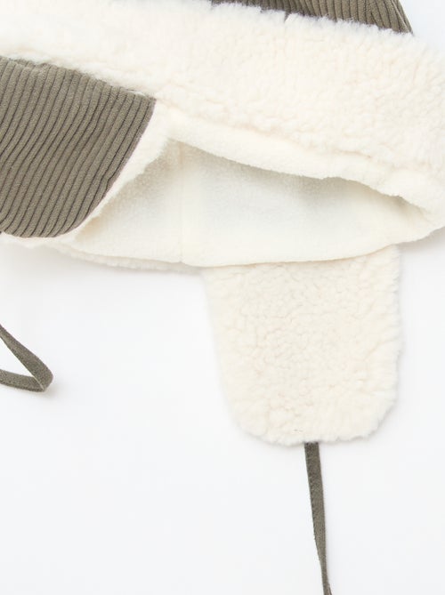 Bonnet en velours - Kiabi