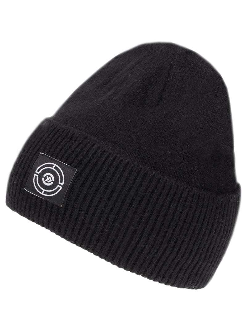 Bonnet enfant 6/12 ans maille soft touch noir Isotoner Noir - Kiabi