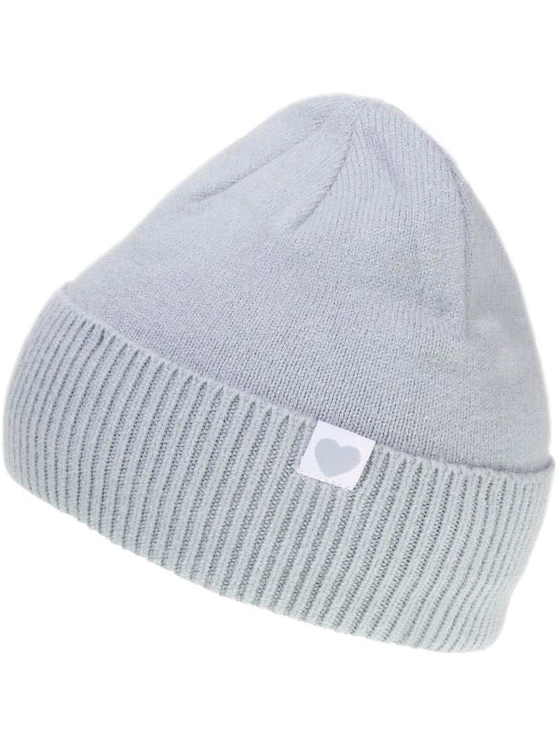 Bonnet enfant 6/12 ans maille soft touch sauge Isotoner Vert clair - Kiabi