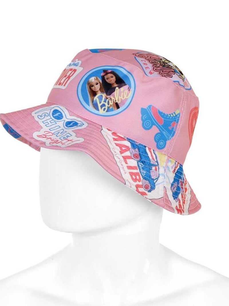 Bonnet Enfant Bucket - Barbie Malibu Rose - Kiabi