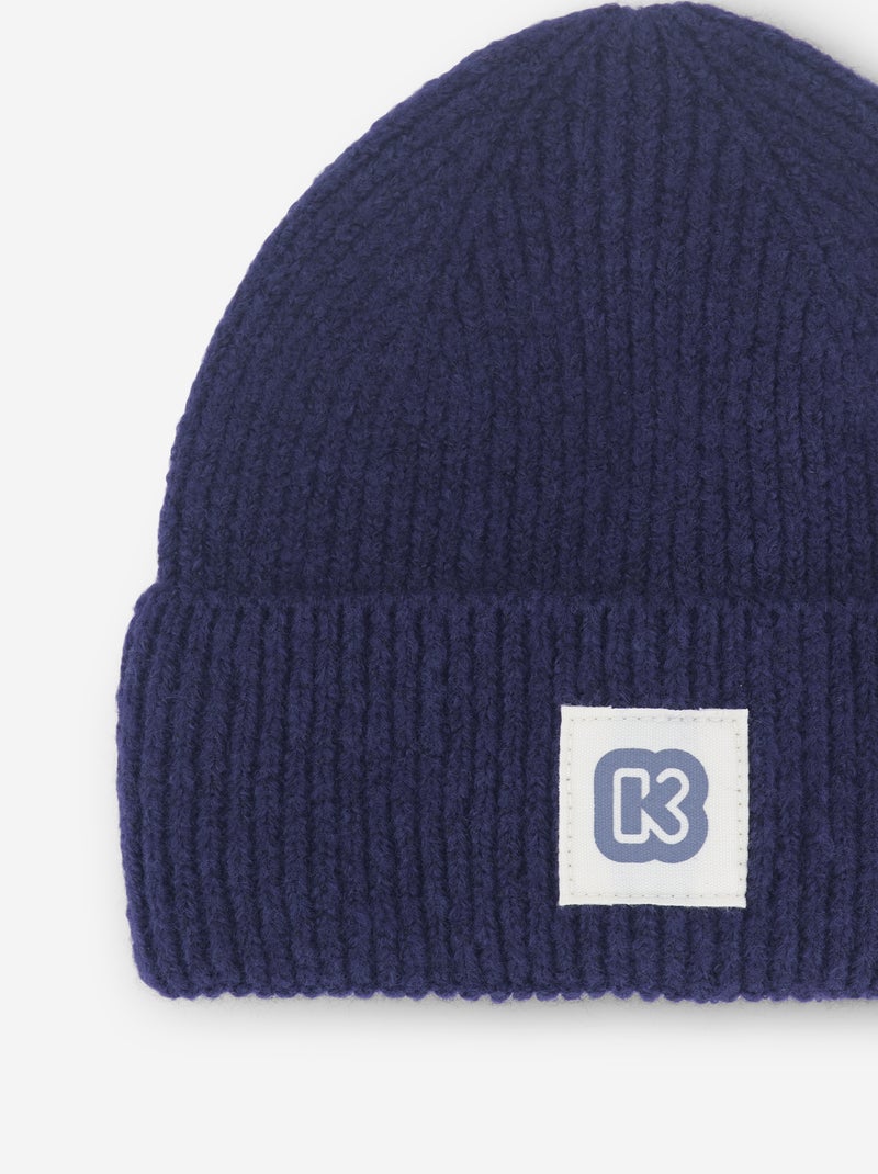 Bonnet enfant en maille - Kiabi Bleu - Kiabi