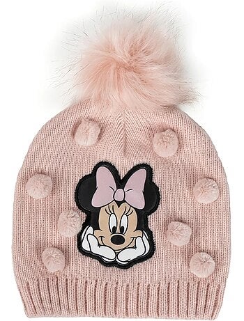 Bonnet enfant en maille douce minnie disney