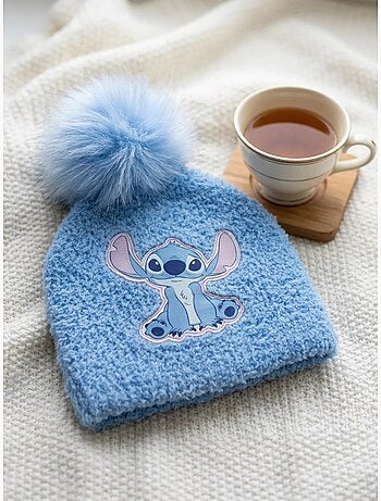 Bonnet enfant tricot stitch disney