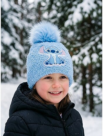Bonnet enfant tricot stitch disney