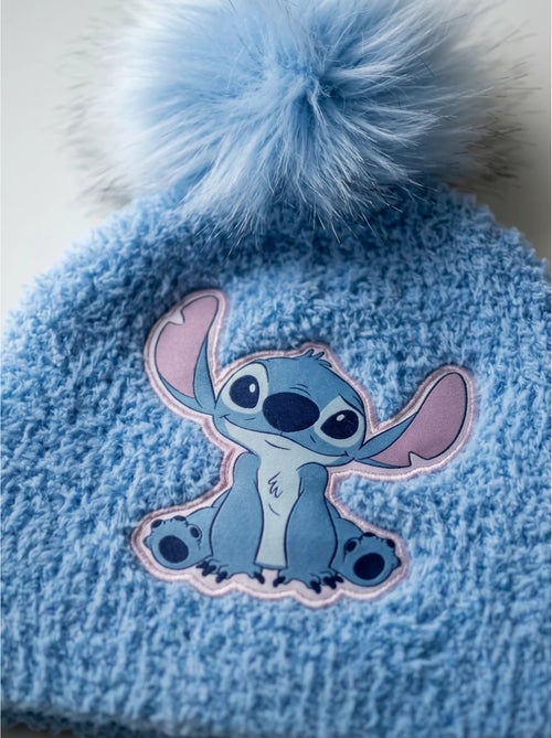 Bonnet enfant tricot stitch disney - Kiabi