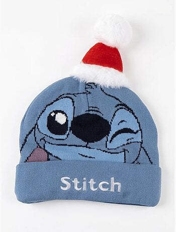 Bonnet enfant tricoté stitch disney