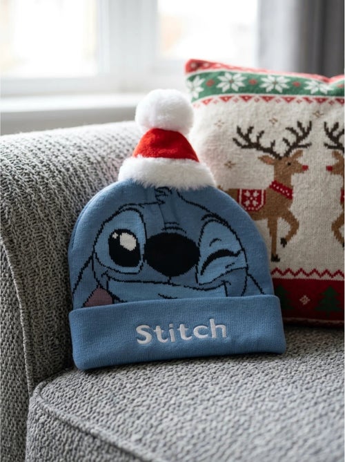 Bonnet enfant tricoté stitch disney - Kiabi