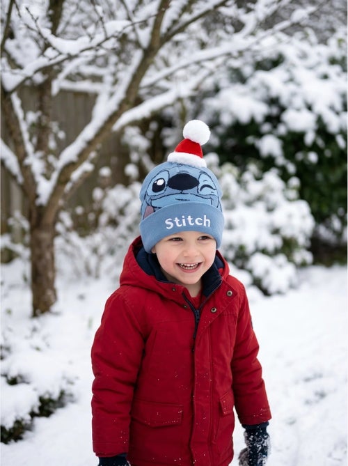 Bonnet enfant tricoté stitch disney - Kiabi