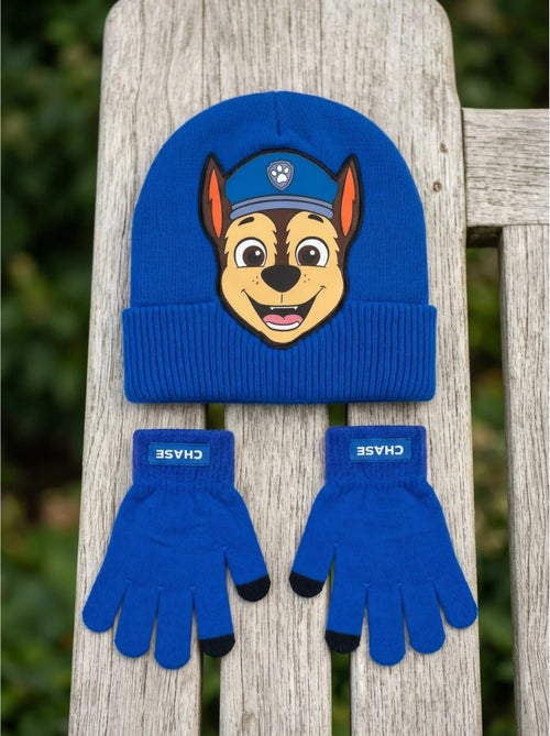 Bonnet et gants enfant en acrylique pat' patrouille nickelodeon - Kiabi