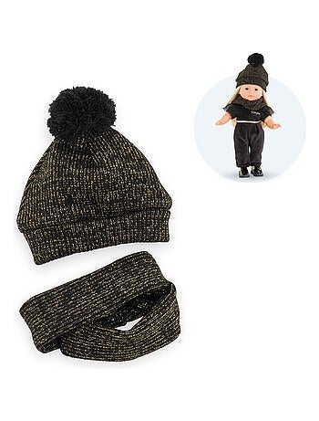 Bonnet et Snood Couture pour poupée ma Corolle