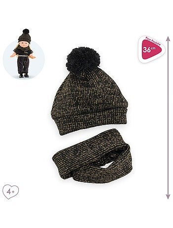 Bonnet et Snood Couture pour poupée ma Corolle