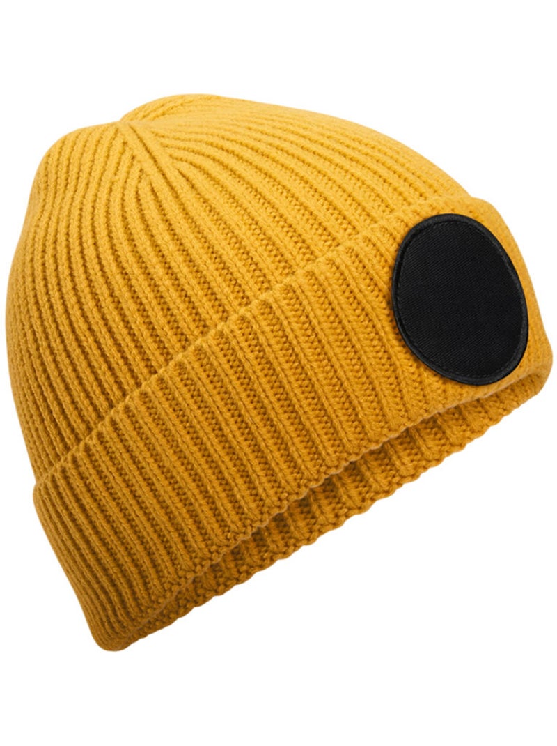 Bonnet fashion - beechfield Jaune moutarde - Kiabi