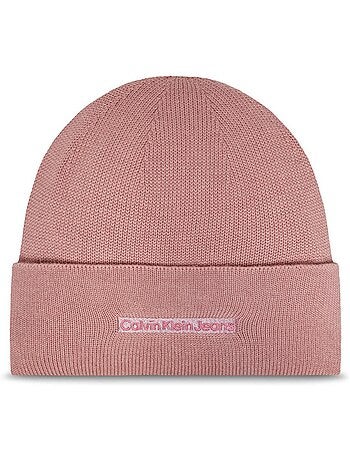Bonnet femme calvin klein jeans peach
