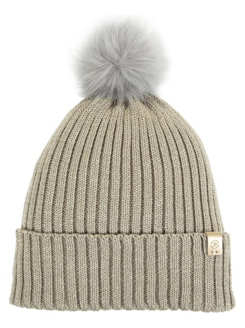 Bonnet femme maille recyclée bronze Isotoner - Kiabi