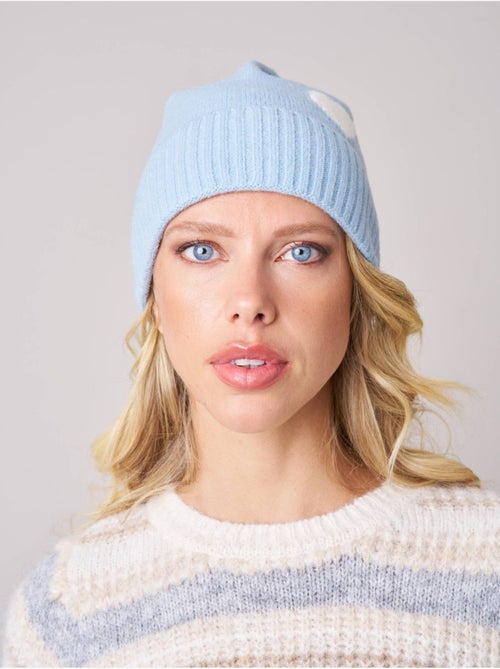 Bonnet femme motif coeur 'Deeluxe' - Kiabi Bonnet femme motif coeur 'Deeluxe' - Kiabi