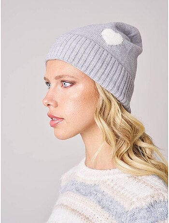 Bonnet femme motif coeur 'Deeluxe'