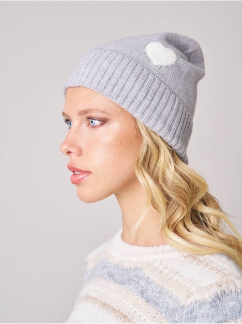 Bonnet femme motif coeur 'deeluxe' - Kiabi Bonnet femme motif coeur 'deeluxe' - Kiabi
