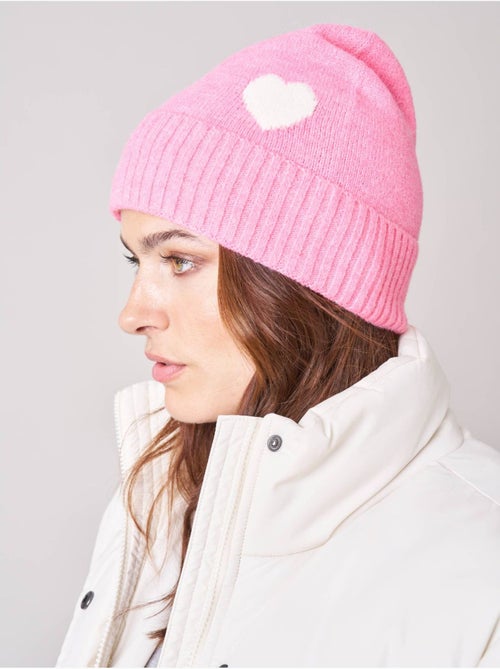 Bonnet femme motif coeur 'Deeluxe' - Kiabi Bonnet femme motif coeur 'Deeluxe' - Kiabi