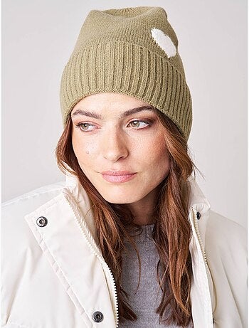 Bonnet femme motif coeur 'Deeluxe'