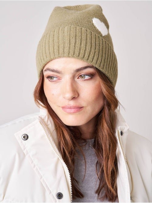 Bonnet femme motif coeur 'deeluxe' - Kiabi Bonnet femme motif coeur 'deeluxe' - Kiabi