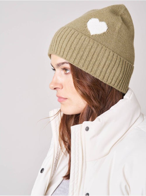 Bonnet femme motif coeur 'deeluxe' - Kiabi Bonnet femme motif coeur 'deeluxe' - Kiabi