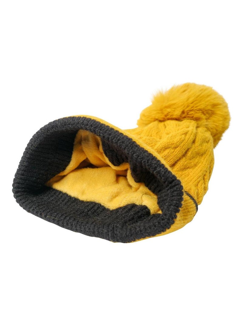 Bonnet FUKUI Moutarde - Kiabi