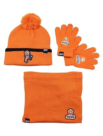 Bonnet gant snood Naruto