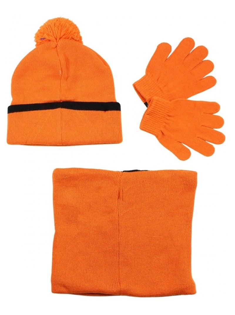 Bonnet gant snood Naruto Orange - Kiabi