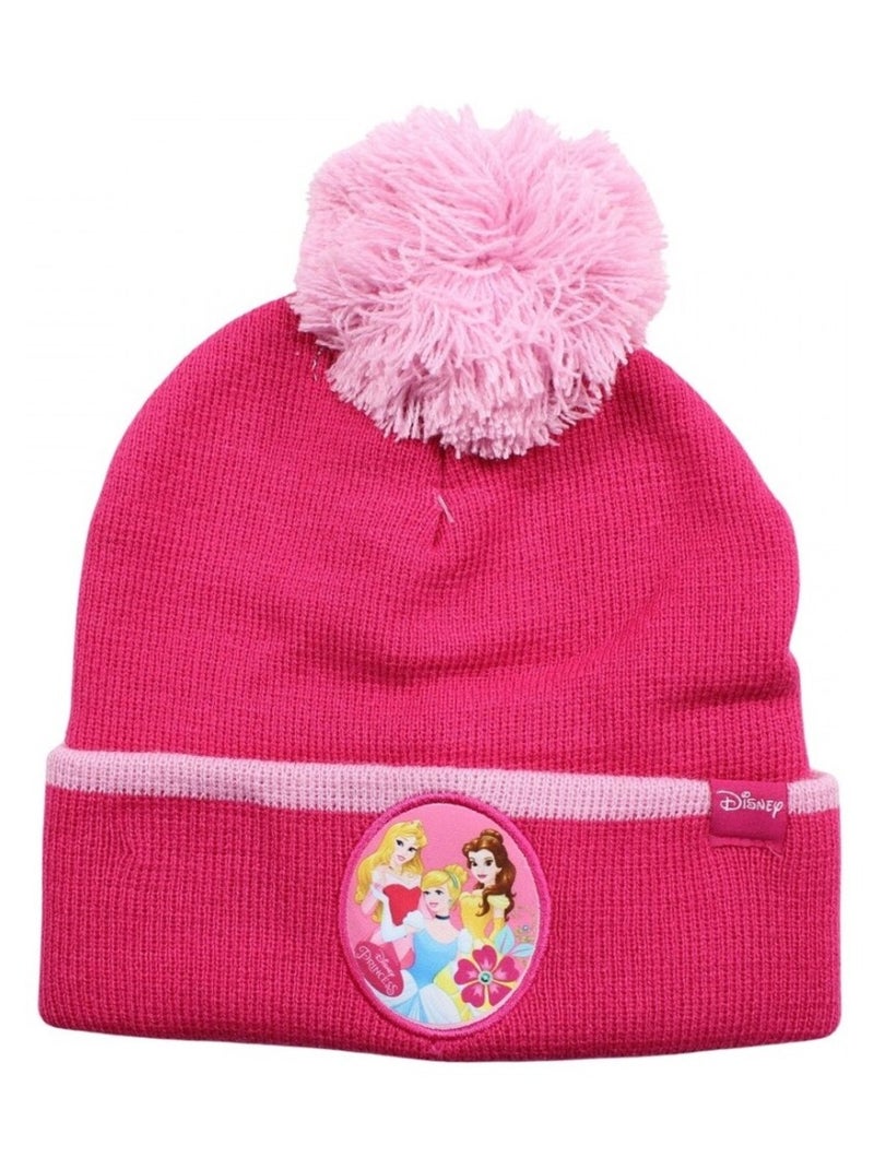 Bonnet gant snood Princesse Rose fushia - Kiabi