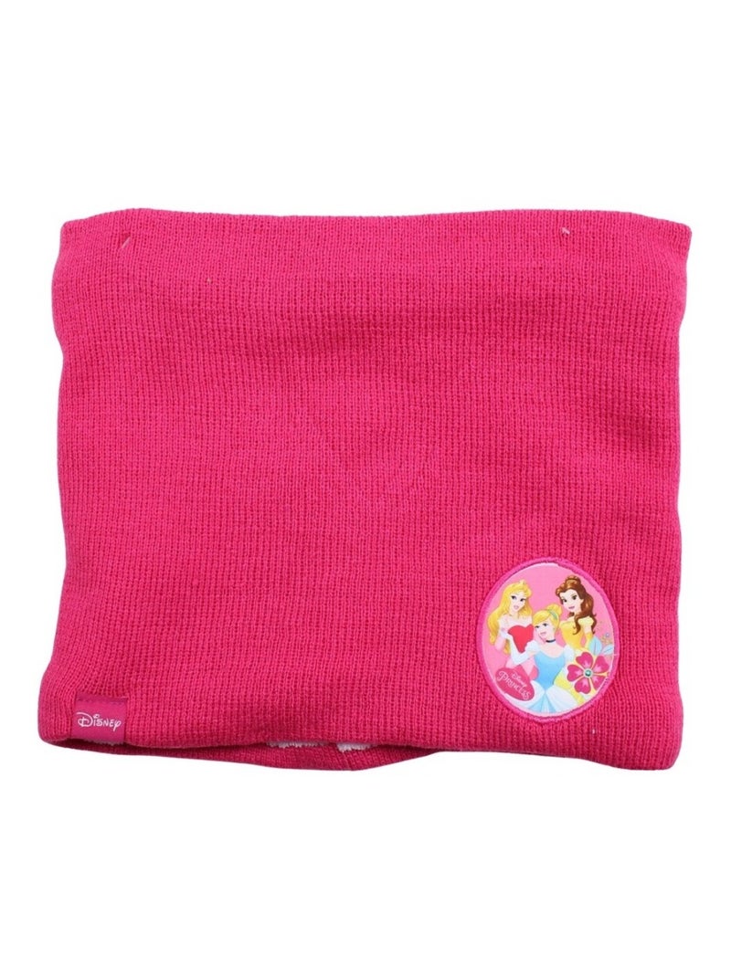 Bonnet gant snood Princesse Rose fushia - Kiabi