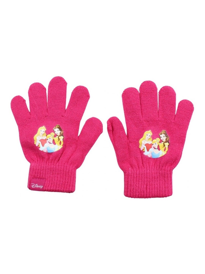 Bonnet gant snood Princesse Rose fushia - Kiabi