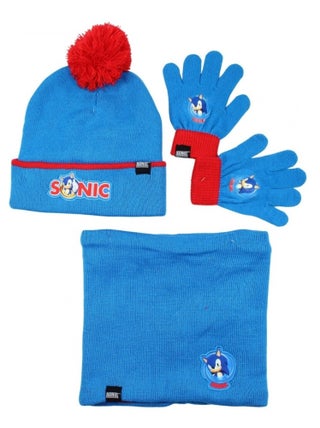 Bonnet gant snood Sonic