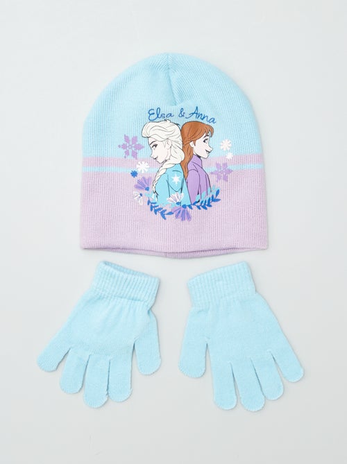 Bonnet + gants 'La Reine des Neiges' - 2 pièces - Kiabi