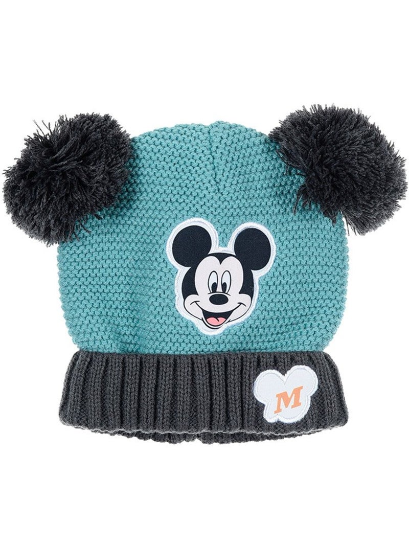 Bonnet   garçon mickey - licence officielle Bleu - Kiabi