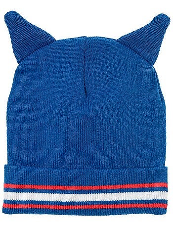 Bonnet garçon sonic - licence officielle