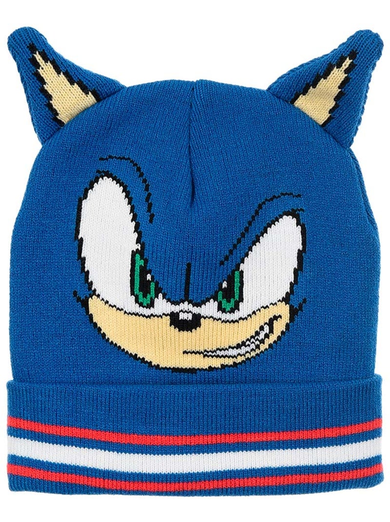 Bonnet   garçon sonic - licence officielle Bleu - Kiabi