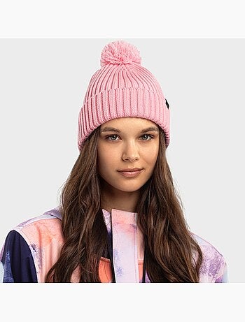 Bonnet hiver à pompon sports d'hiver homme et femme lulu