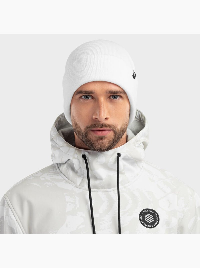 Bonnet hiver sports d'hiver homme et femme snowflake Blanc - Kiabi