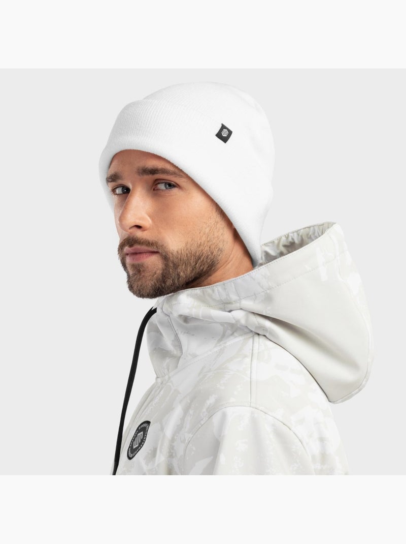 Bonnet hiver sports d'hiver homme et femme snowflake Blanc - Kiabi