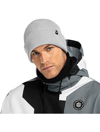 Bonnet hiver sports d'hiver homme et femme snowflake gray