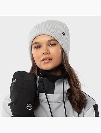 Bonnet hiver sports d'hiver homme et femme snowflake gray