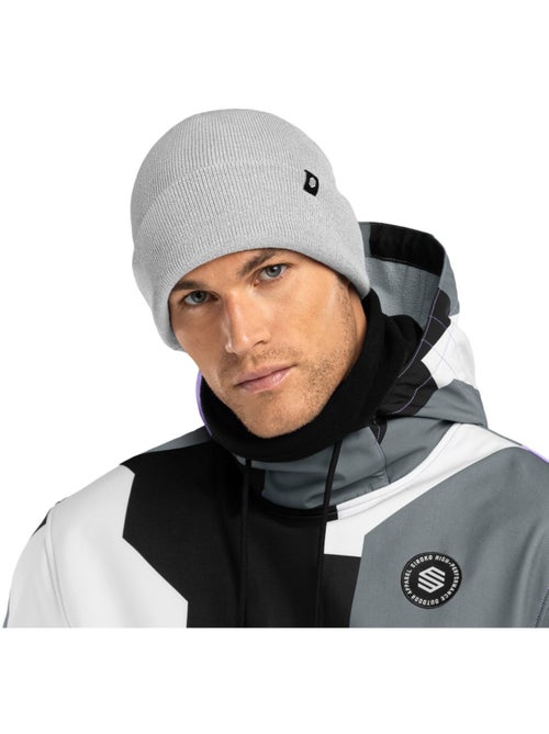 Bonnet hiver sports d'hiver homme et femme snowflake gray - Kiabi