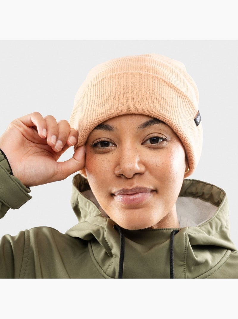 Bonnet hiver sports d'hiver homme et femme snowflake Marron - Kiabi