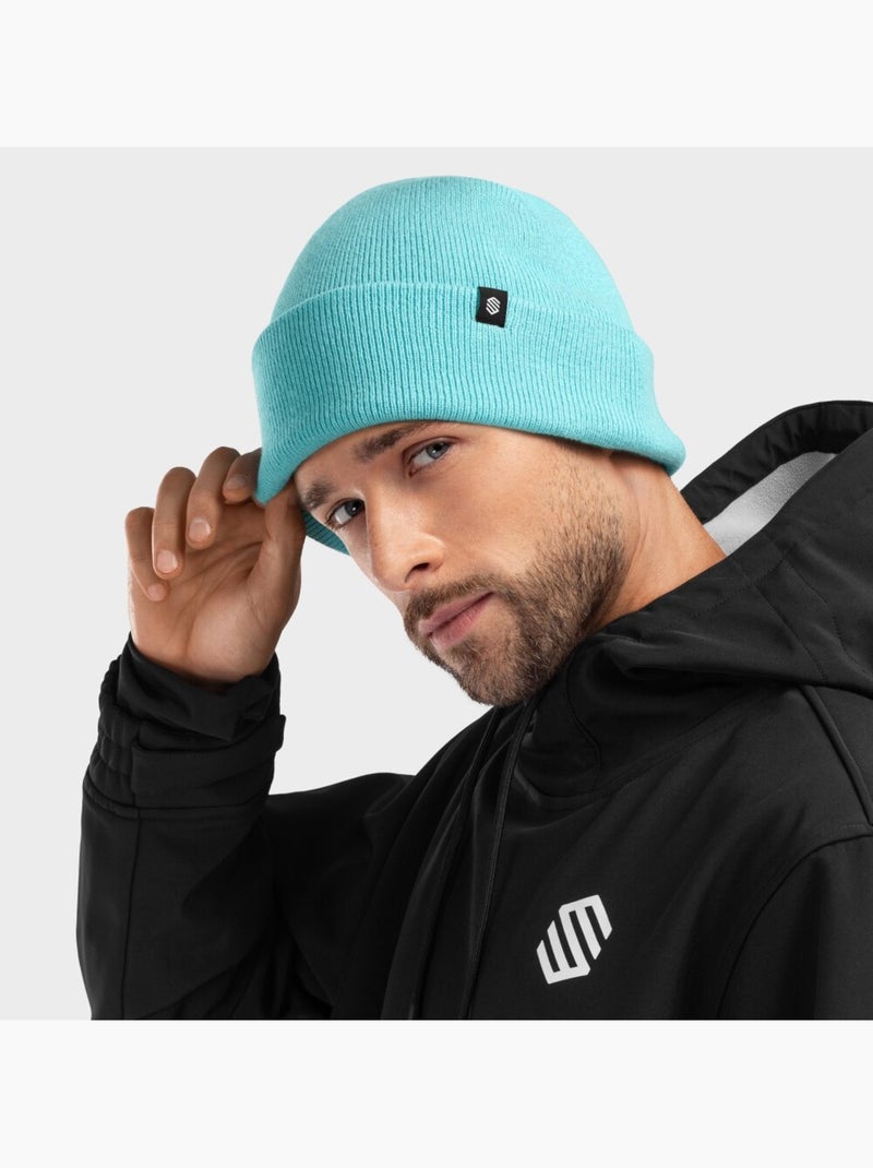 Bonnet hiver sports d'hiver homme et femme snowflake Turquoise - Kiabi